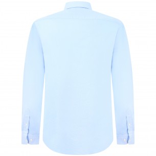 Camicia  celeste  per uomo 2