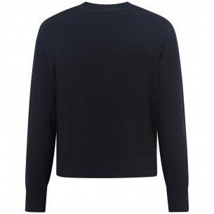 Maglione nero con logo per... 2