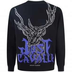 Maglione nero con logo per... 2