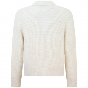 Cardigan bianco per uomo 2