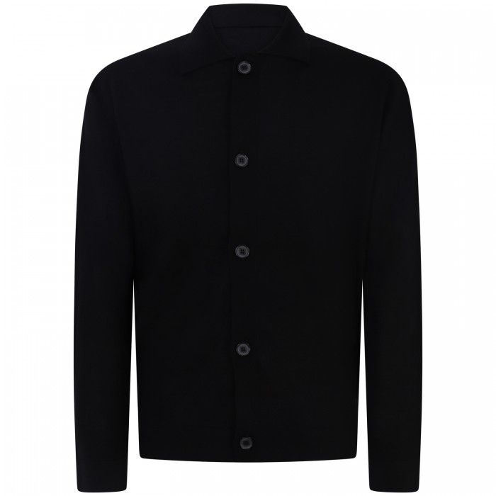 Cardigan in filo nero  per uomo Cardigan in filo nero  per uomo