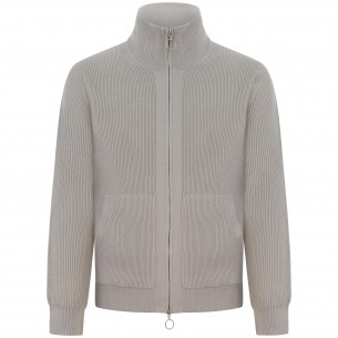 Cardigan beige per uomo