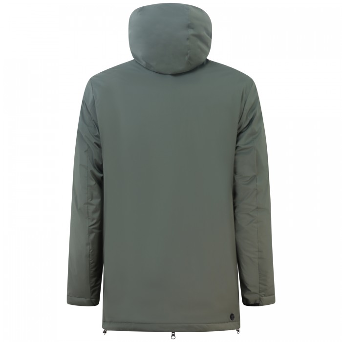 Giubbotto verde con mini logo per uomo Giubbotto verde con mini logo per uomo