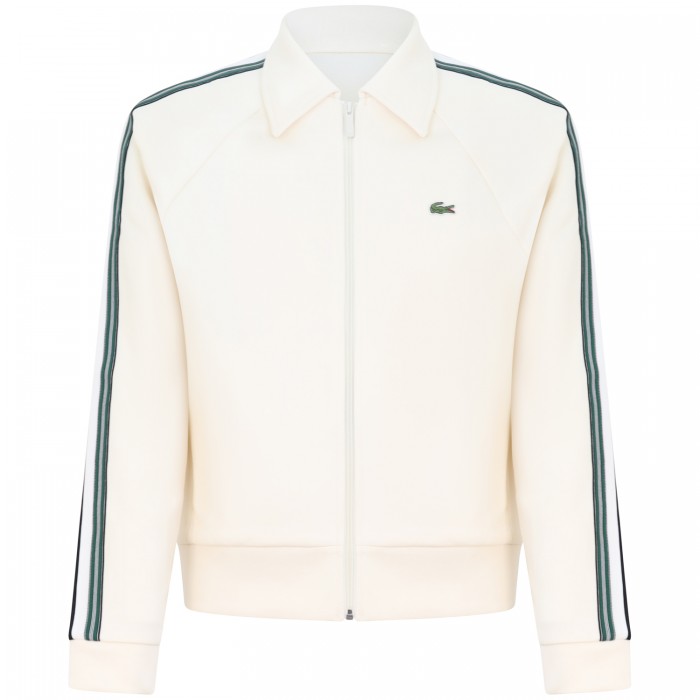 Felpa avorio con zip per uomo Felpa avorio con zip per uomo