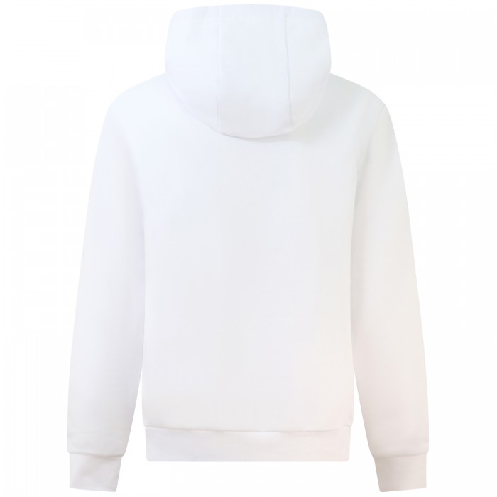 Felpa bianca con mini logo per uomo Felpa bianca con mini logo per uomo