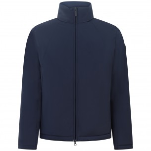 Giubbotto blu con mini logo...