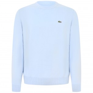 Maglione celeste con mini...