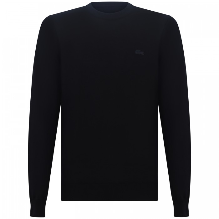 Maglione nero in lana per uomo Maglione nero in lana per uomo