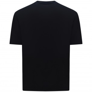 Maglione nero manica corta...