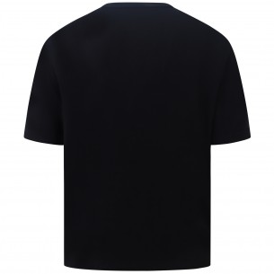 Maglione nero manica corta... 2