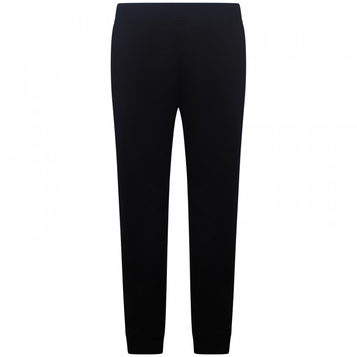 Pantalone tuta nero con mini logo per... Pantalone tuta nero con mini logo per...