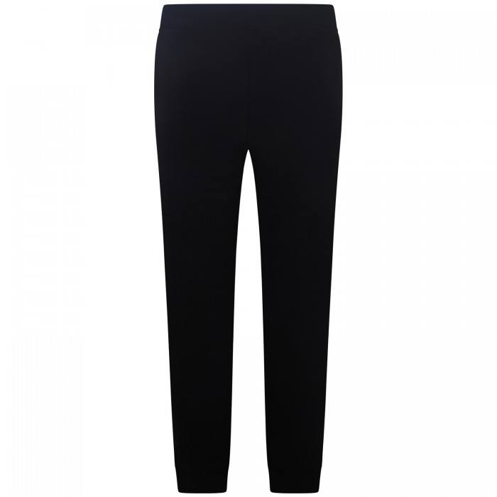 Pantalone tuta nero con mini logo per... Pantalone tuta nero con mini logo per...