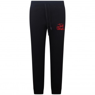 Pantalone tuta nero con...