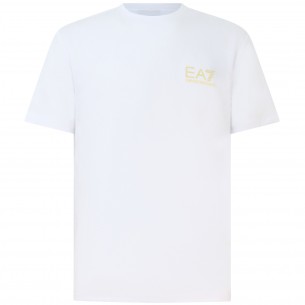 T-shirt bianca con mini...