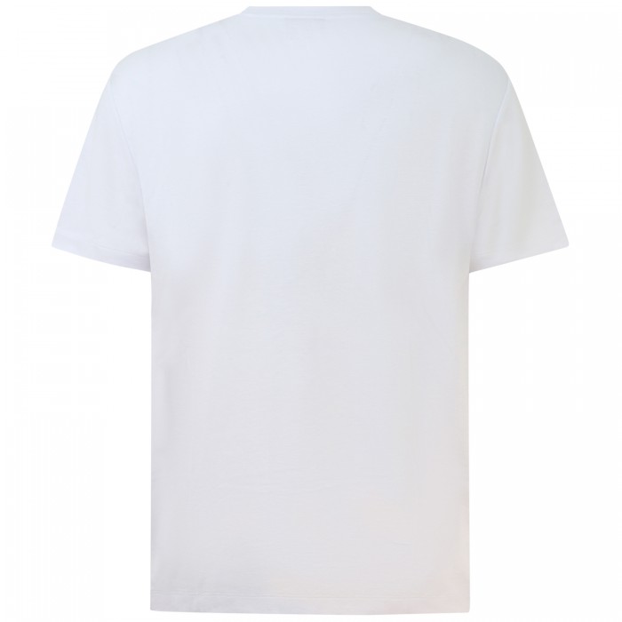 T-shirt bianca con mini logo per uomo T-shirt bianca con mini logo per uomo