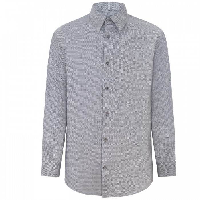 Camicia fantasia blu per uomo Camicia fantasia blu per uomo