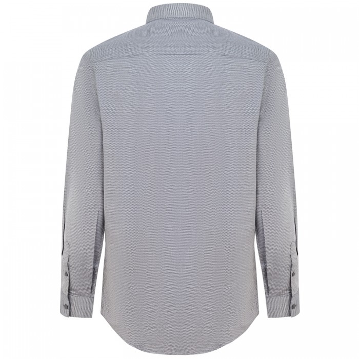 Camicia fantasia blu per uomo Camicia fantasia blu per uomo