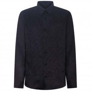 Camicia nera con logo  per... 2