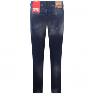 Jeans blu per uomo 2