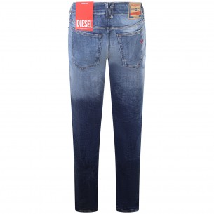 Jeans blu per uomo 2