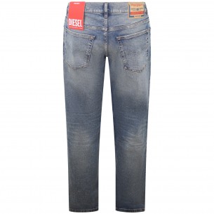 Jeans blu per uomo 2