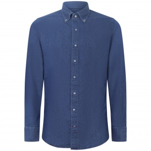 Camicia in denim con mini...
