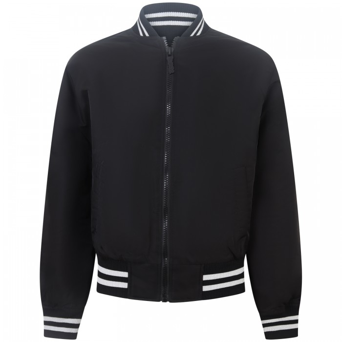 Bomber nero per donna Bomber nero per donna