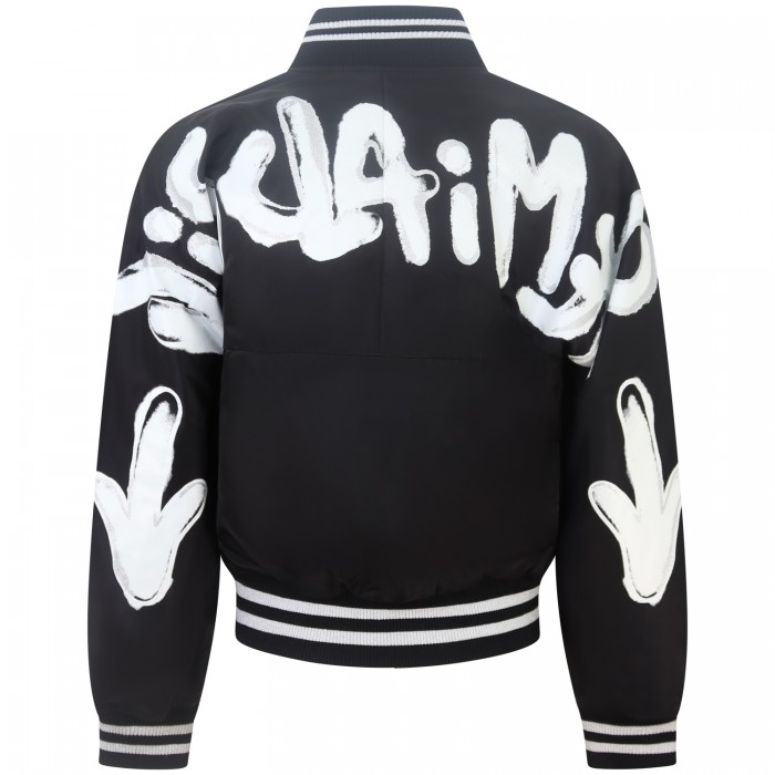 Bomber nero per donna Bomber nero per donna