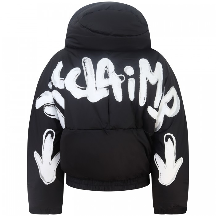 Piumino bomber nero per donna Piumino bomber nero per donna