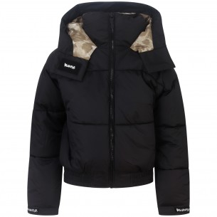 Piumino bomber nero per donna