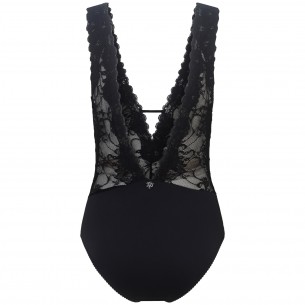 Body nero in pizzo 'ODETTE'...