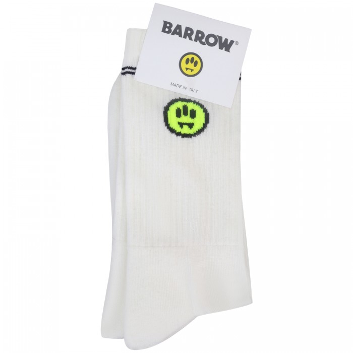 Calze bianche con logo Calze bianche con logo