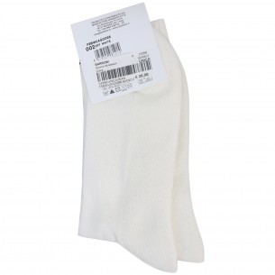 Calze bianche con logo 2