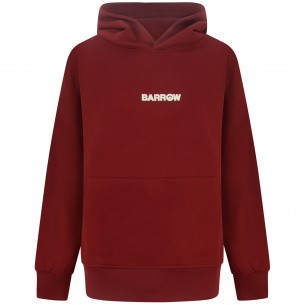 Felpa bordeaux con logo...