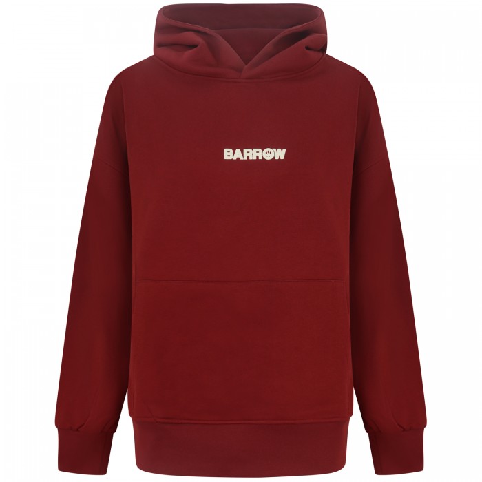 Felpa bordeaux con logo posteriore Felpa bordeaux con logo posteriore