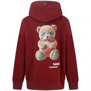 Felpa bordeaux con logo... 2