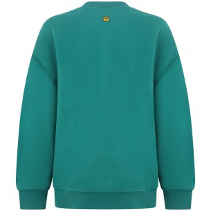 Felpa verde con logo 2