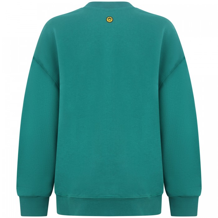 Felpa verde con logo Felpa verde con logo