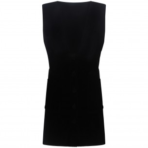 Abito scamiiciato nero  per...