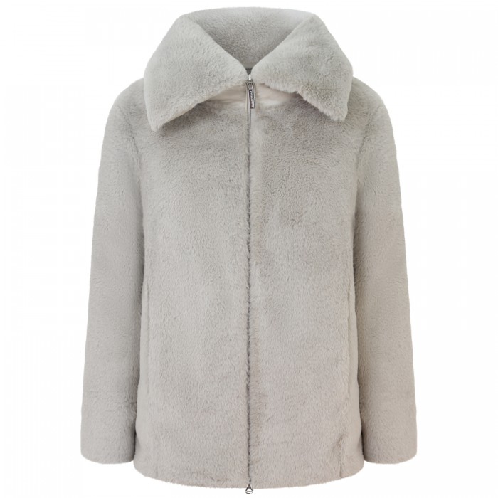 Piumino avorio reversibile per donna Piumino avorio reversibile per donna