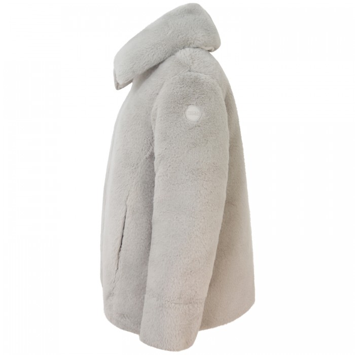 Piumino avorio reversibile per donna Piumino avorio reversibile per donna