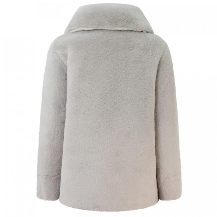 Piumino avorio reversibile per donna Piumino avorio reversibile per donna