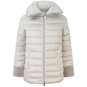 Piumino avorio reversibile...