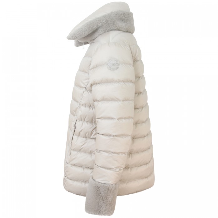 Piumino avorio reversibile per donna Piumino avorio reversibile per donna