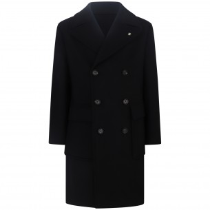 Cappotto nero per uomo