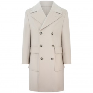 Cappotto avorio per uomo