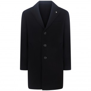 Cappotto nero per uomo