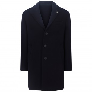 Cappotto blu per uomo