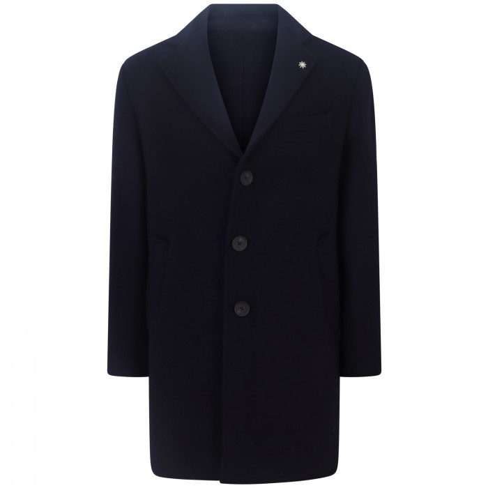 Cappotto blu per uomo Cappotto blu per uomo