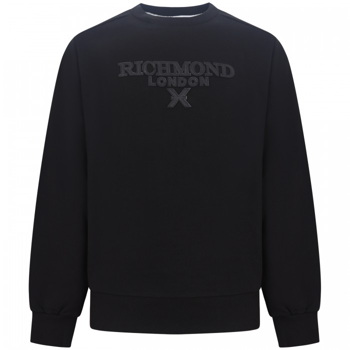 Felpa nera per uomo Felpa nera per uomo